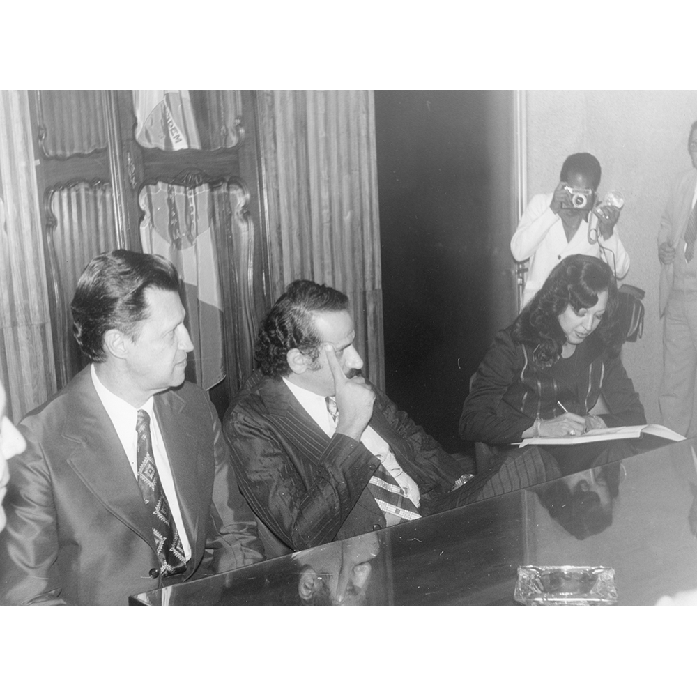 Posse da primeira Secretária-Executiva da Fundep, Professora Gilca Alves Wainstein. Fonte: Acervo Fundep.