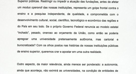 Carta do Diretor Executivo da Fundep Prof. José Nagib Cotrim Árabe - Pagina 5