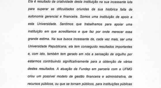 Carta do Diretor Executivo da Fundep Prof. José Nagib Cotrim Árabe - Pagina 8
